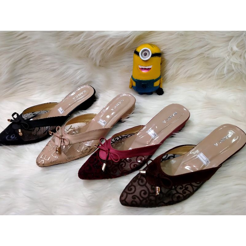 SENDAL SLOP WANITA TERBARU//SENDAL WANITA BRUKAT//SENDAL WANITA HAK