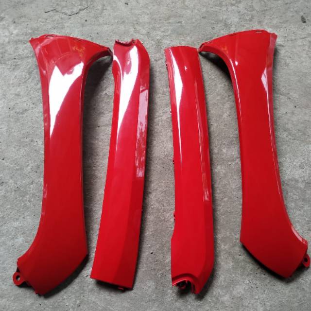 cove body sayap lis bawah SCOOPY LED NEW 2017-2020, MERAH new promo