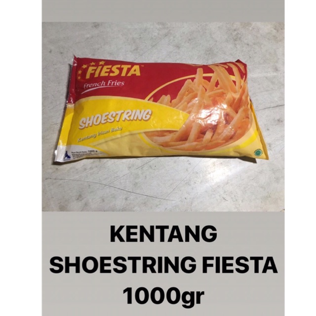 

Kentang Shoestring Fiesta 1kg / 500gr