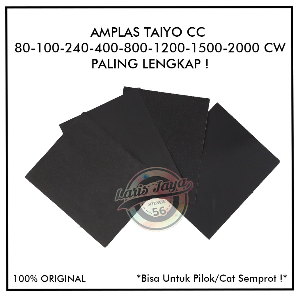 Amplas TAIYO CC 80-100-240-400-800-1200-1500-2000 CW | Paling LENGKAP ORIGINAL 