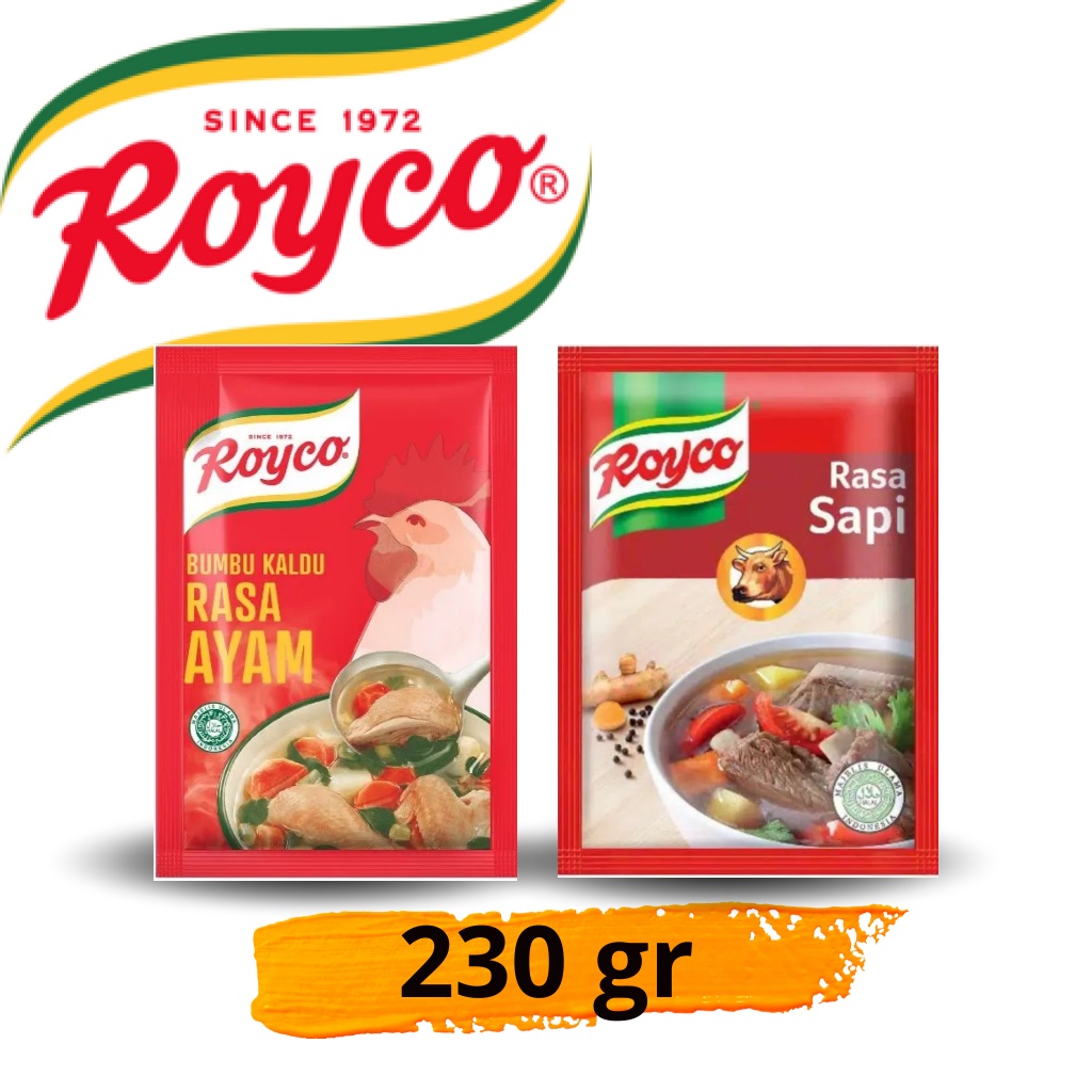 Jual ROYCO Sapi / Ayam Kaldu Penyedap Rasa 230 Gr | Shopee Indonesia