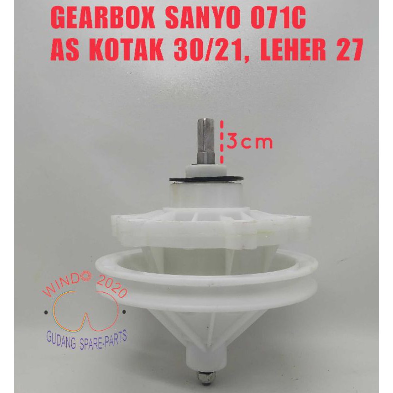 GEAR BOX MESIN CUCI SANYO 2 TABUNG | GEARBOX / GIRBOX / GERBOX  GER BOX PENCUCI PEMUTARAN SANYO UMUM