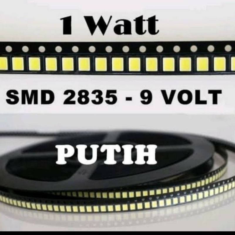 mata LED smd 2835 9 v 1 watt