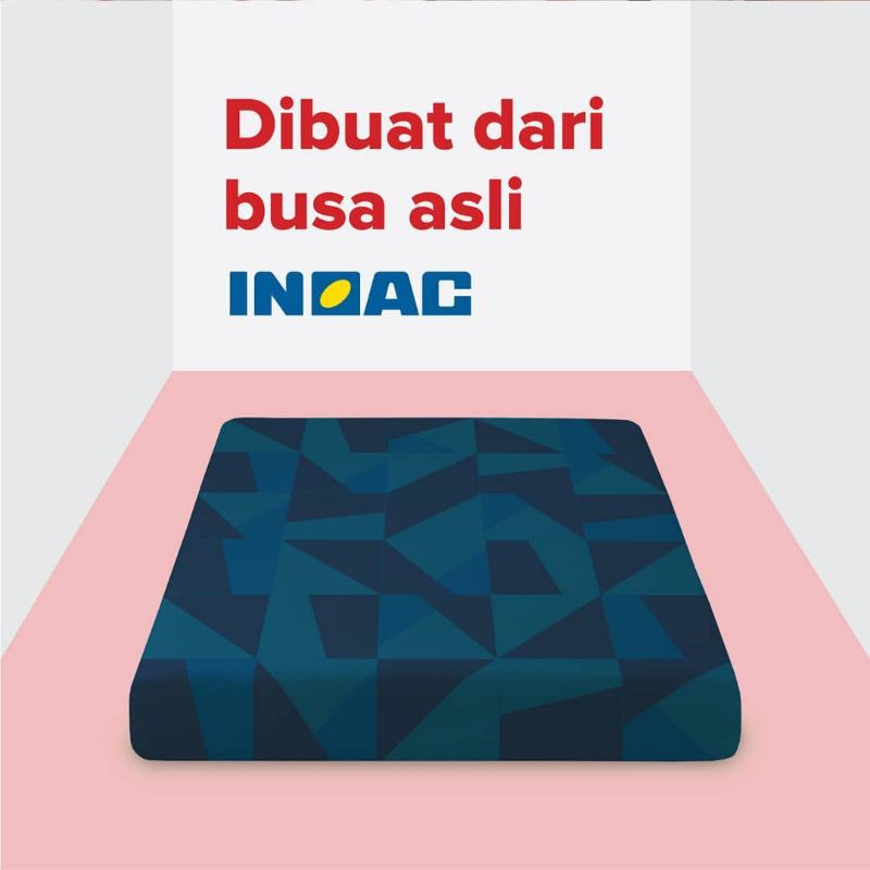 KASUR BUSA INOAC JAPAN QUALITY TEBAL 10CM / 14CM (GARANSI ANTI KEMPES)