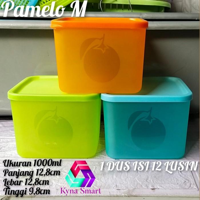 Toples Grosir @12 Toples Serbaguna Pamelo Lemony / Sealware Persegi M 1000 Ml