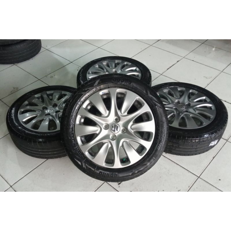 Velg Variasi Pelek Mobil Copotan Suzuki Baleno Ring 16 + Ban Bonus 195 55 r16 buat calya agya sigra 