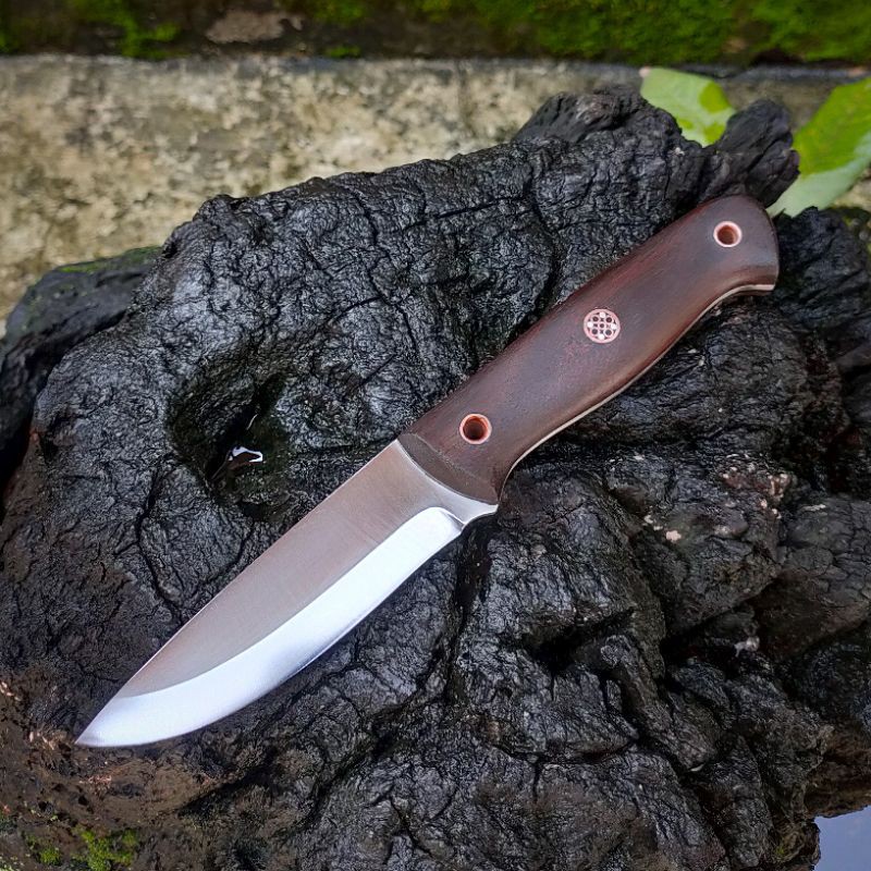 Alat bushcraft knife pisau bushcraft survival fulltang Not esee bark river