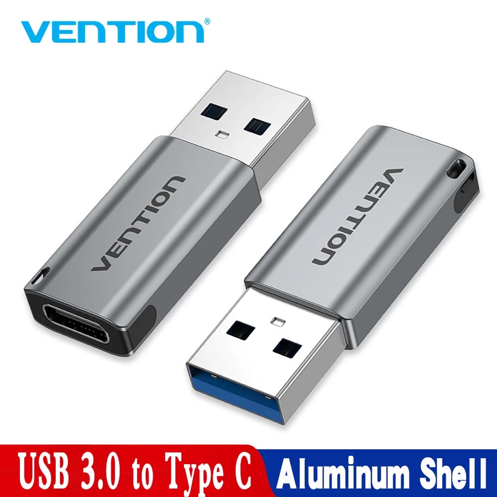 Vention Kabel Adapter Konverter USB 3.0 Male Ke Tipe C Female Untuk PC / Handphone