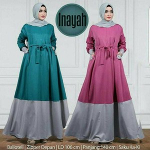 Dress Murah / Dress Muslim / Maxi Dress / New Innayah