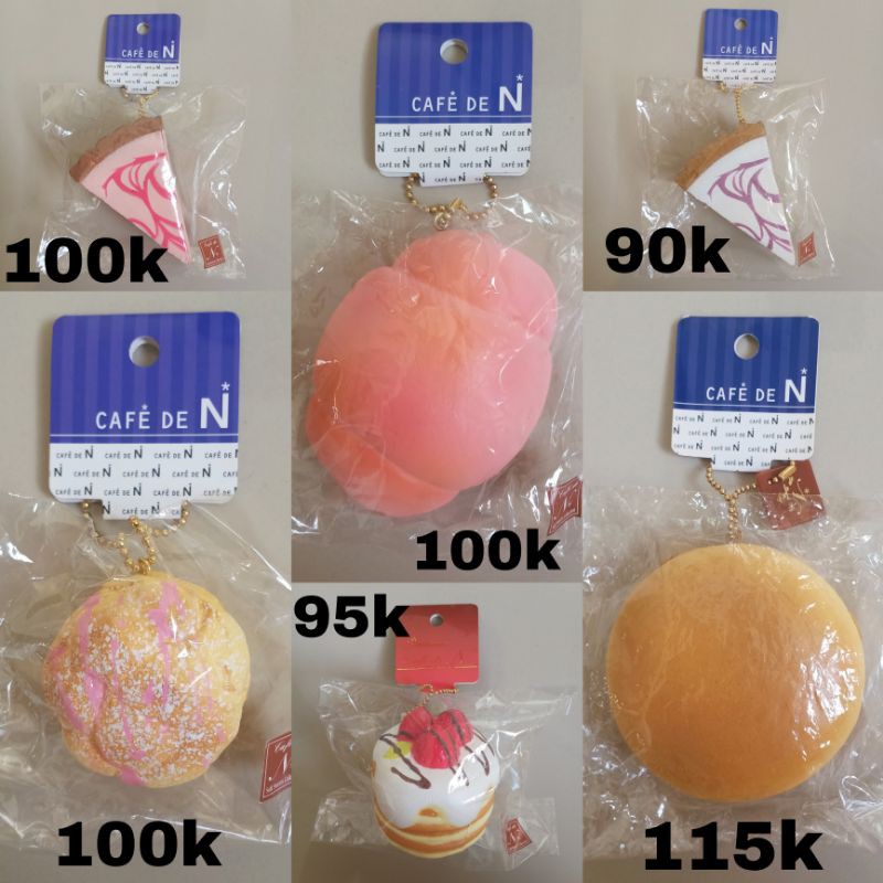 Jual Squishy Sales Cafe De N Creampuff Cafe De N Breadroll Cafe De N Burger Cafe De N Premium Indonesia Shopee Indonesia