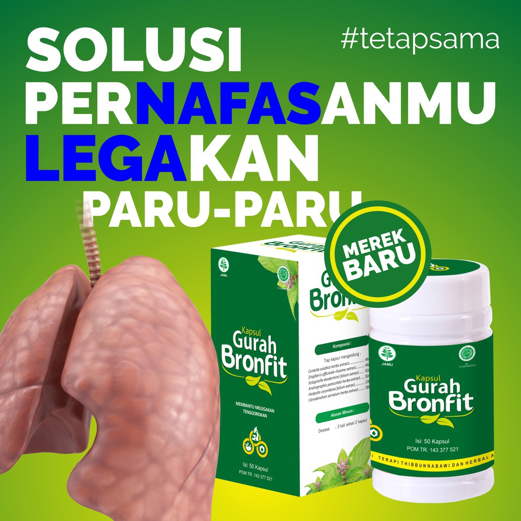 Gurah Bronfit Naturafit Obat Paru Paru TBC ISPA Batuk Menahun Herbal Asli SiGurah Obat Batuk Sakit Tenggorokan Sinusitis Asma Sesak Nafas Flu Bronkitis Bronkhitis Hidung Beler Alergi Debu Radang Tenggorokan Pelarut Nikotin Memanjangkan Naf