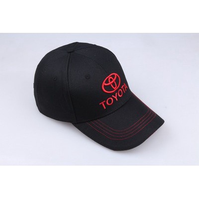 Topi Desain Logo Toyota Bahan Katun Untuk Balap Motor