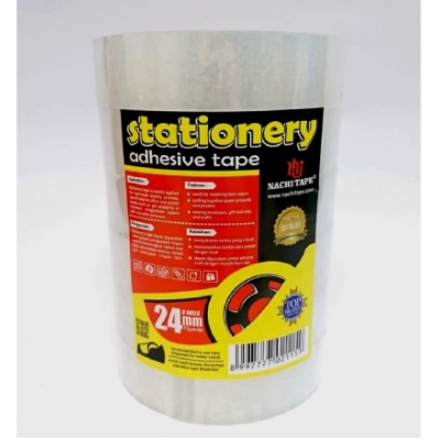 

Nachi Selotip Stationery Nachi Transparant 24 mm x 72 yard (6 Pcs)