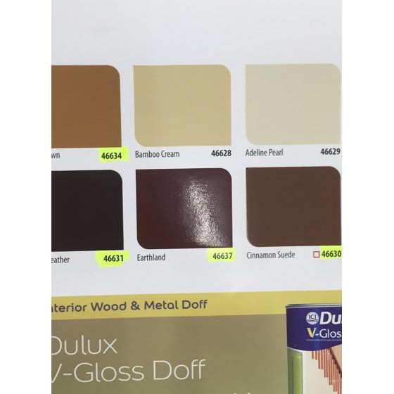 

NDF❊ CAT MINYAK DULUX V GLOSS 1 KG (WARNA STANDARD) Model Baru