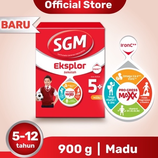 SGM Eksplor 5+ Coklat/Madu/900GR/popokcibarusah