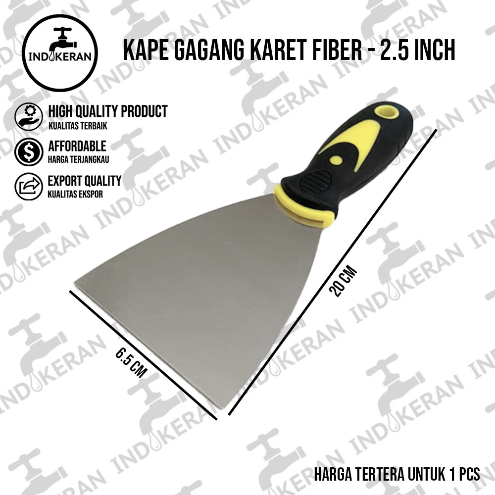 INDOKERAN - Kape Gagang Karet Fiber - 2.5 Inch