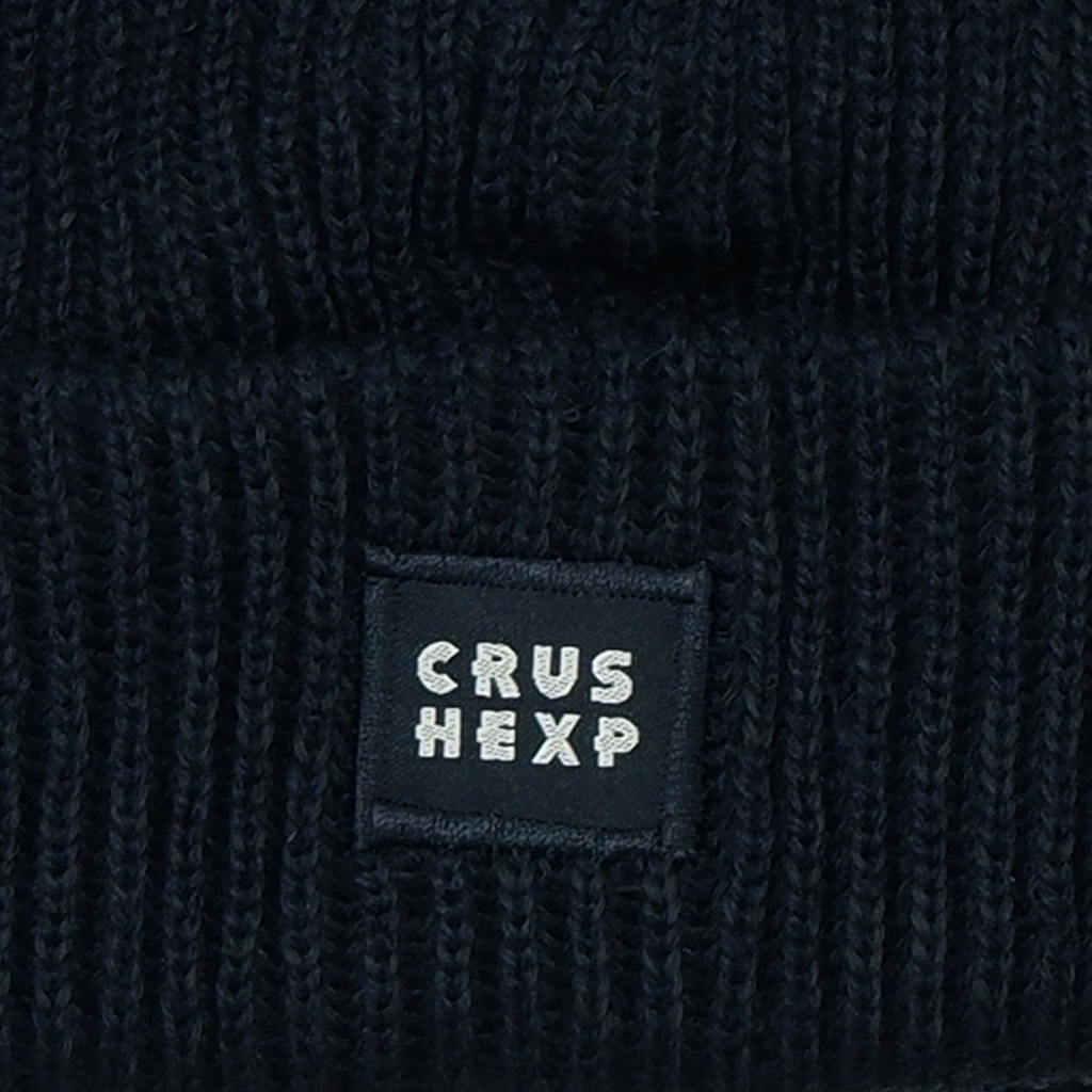 CRUSH EXP Topi Kupluk Beanie STC0136 - BLACK