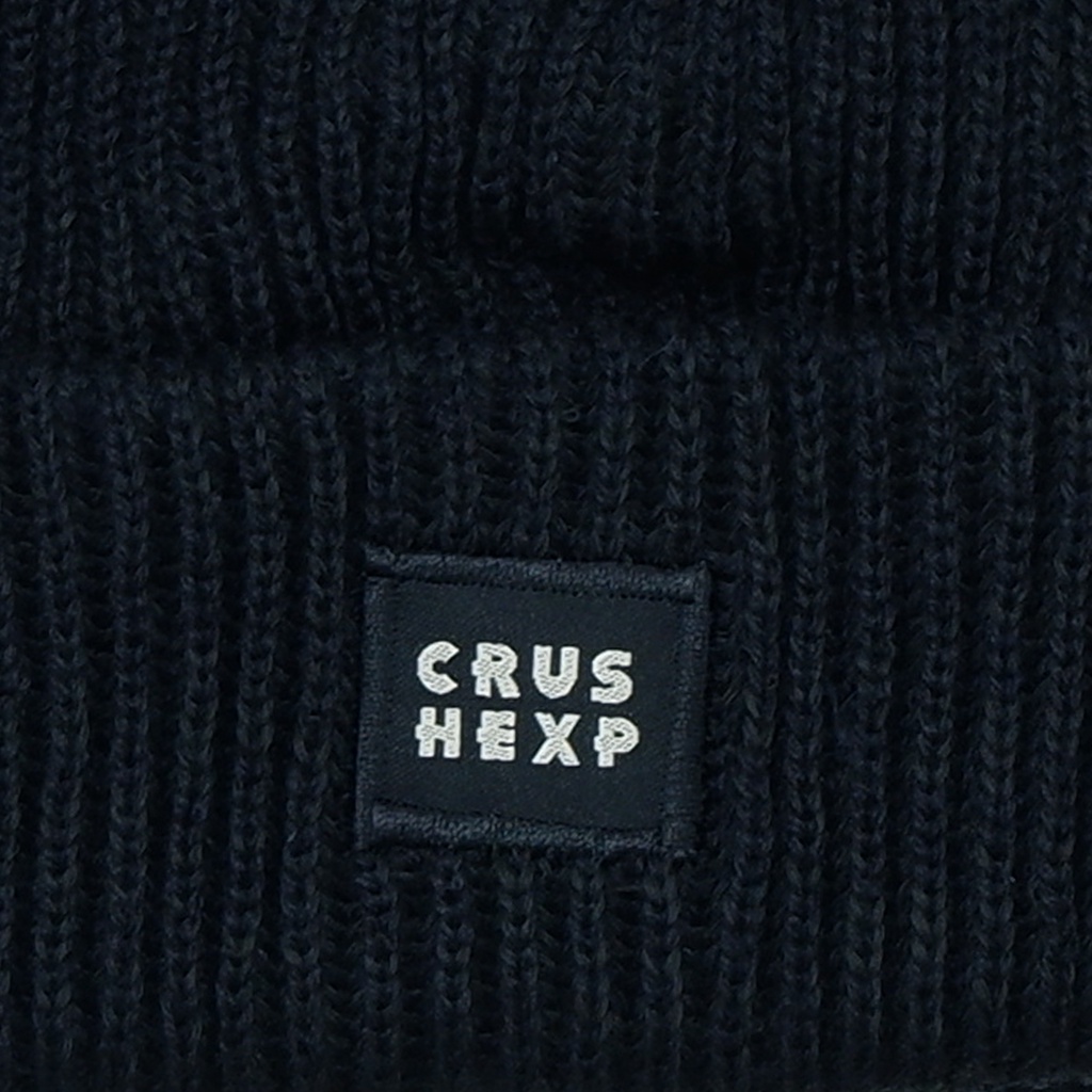 CRUSH EXP Topi Kupluk Beanie STC0136 - BLACK