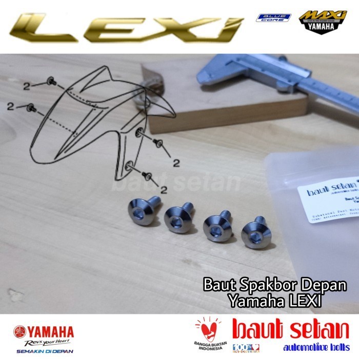 Baut Spakbor Yamaha Lexi