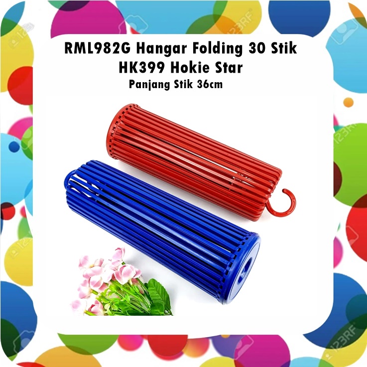 RML982G Hanger/Jemuran Folding 30 Stick HK399 Hokie Star