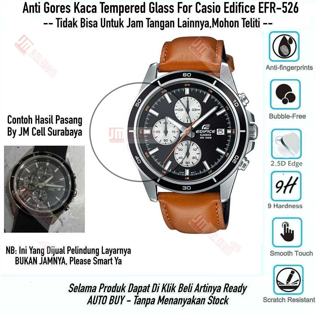 Anti Gores Casio Edifice EFR526 EFR 526 - Kaca Tempered Glass Pelindung Layar