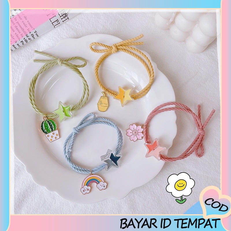 COD❤1 Pcs Gelang Liontin Bintang Korea Gelang Harapan Untuk Pacar Dan Sahabat