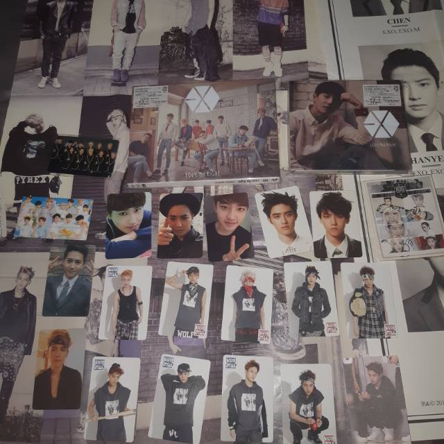 Exo Album Photocard Poster Love Me Right Japan overdose exodus photocard