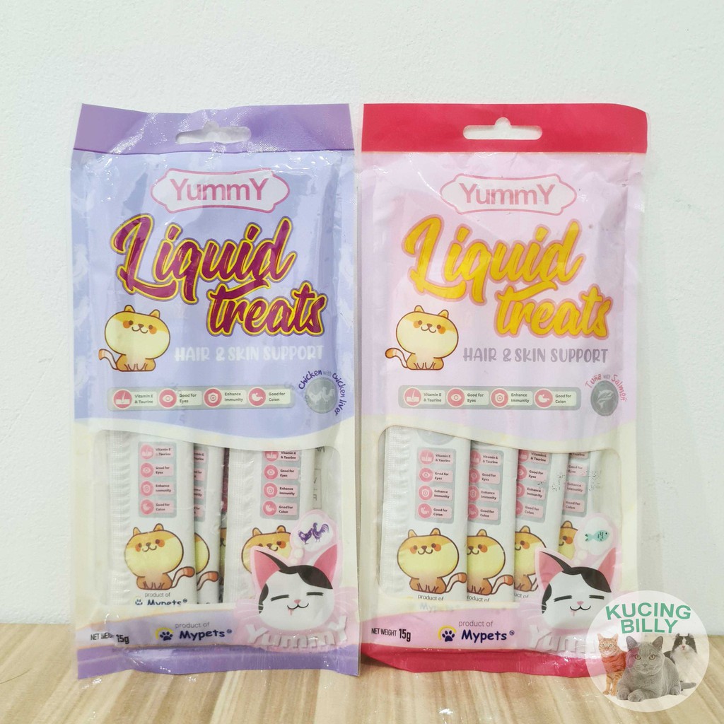 Yummy liquid cat treats 60gr isi 4