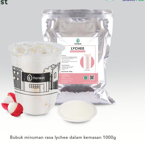 

✨TERBARU✨ Bubuk Minuman LYCHEE Powder - FOREST Bubble Drink buruan