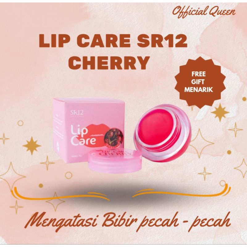 LIP CARE CHERRY SR12 / PEMERAH BIBIR PERMANEN / LIP BALM / PELEMBAB BIBIR / LIPCARE SR12 / PENCERAH BIBIR HITAM / LIP CARE BERKUALITAS / PERAWATAN BIBIR / LIP CARE ORIGINAL / LIP CARE BPOM