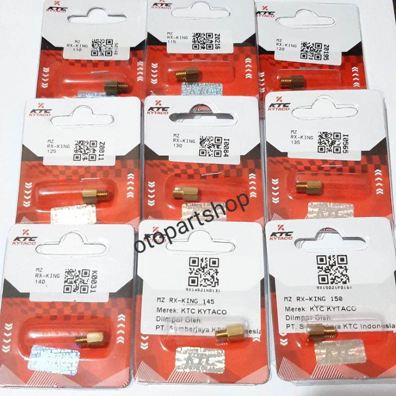 MAIN JET RX KING / RXZ / TM24 / NINJA RR  KTC-1