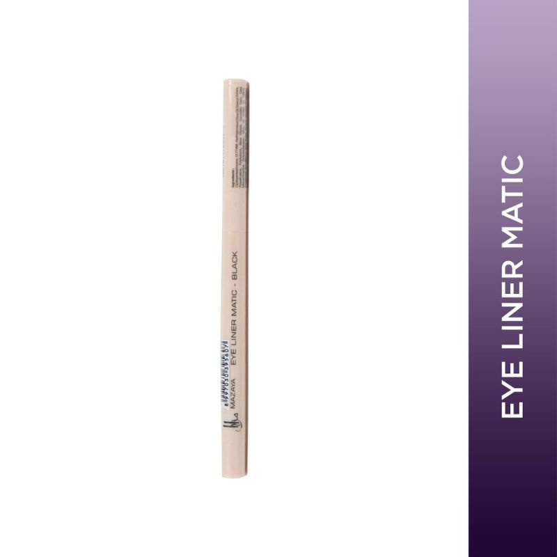 Mazaya Eyeliner Matic Black Eyeliner Warna Hitam Waterproof