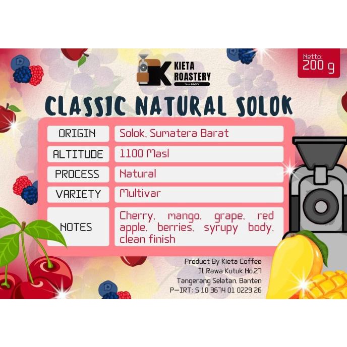 

Sale Arabika Classic Natural Solok Single Farm LIMITED 200gr /KOPI RUBE/KOPI KAPAL API/KOPI SLB/KOPI PEJUANG/KOPI BUBUK