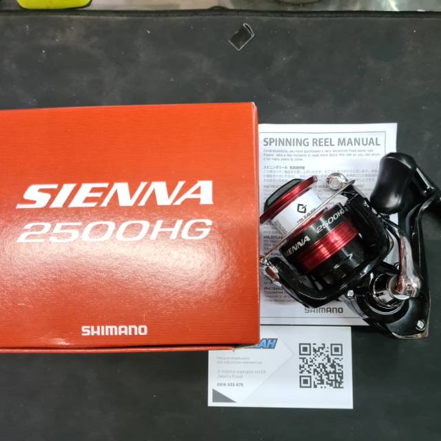 Reel pancing shimano sienna 2500 hg fg