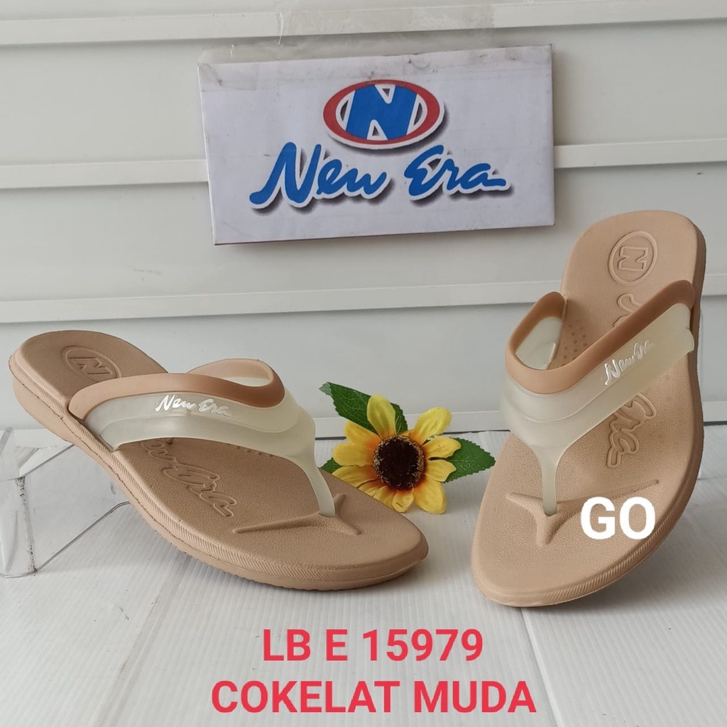 Sogo NEW ERA LB E 15979 &amp; LB E 90221 Sandal japit Cewek Size 36-40