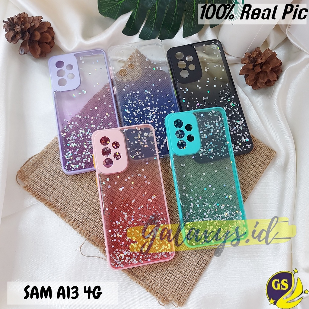 SAMSUNG A04S 2022 S21 FE 2022 A13 4G A23 4G A33 5G A53 5G A73 5G 2022 Case Dove Glitter Bling Star Light Candy  Camera Macaron Gliter Pelindung Kamera