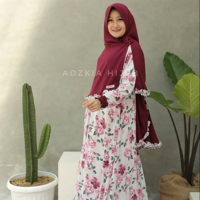 Gamis Aira Motif 02 By Adzkia Hijab