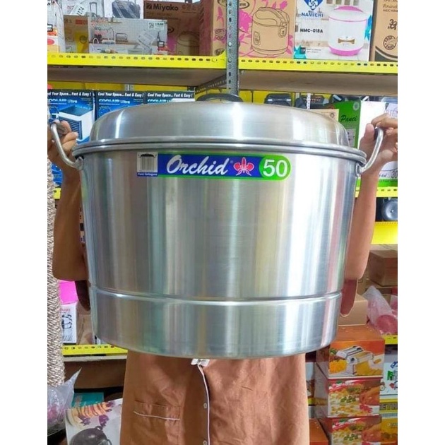 Panci Orchid 50cm / Dandang Nasi Serbaguna Jumbo Merk Orchid