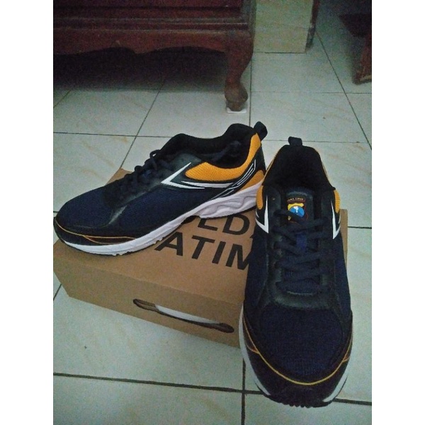 [PASTI ORI] SEPATU OLAHRAGA POLRI BIRU KUNING