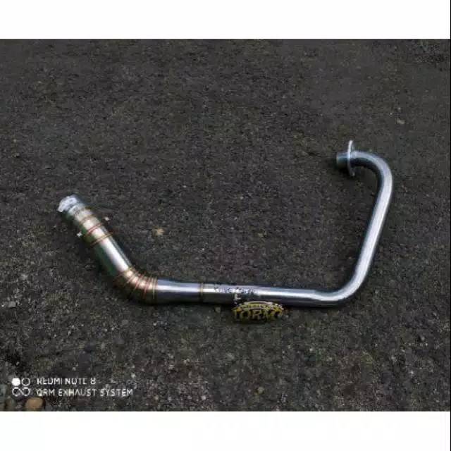 Pipa leher knalpot KLX kolong bawah KLX CRF