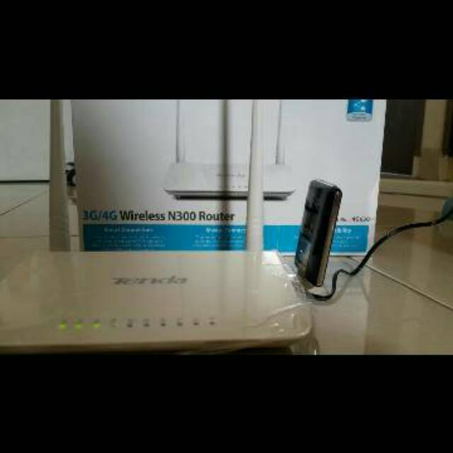 Paket Modem Router 4G Tenda 4G630 & Sierra 320U Unlock 4G LTE Free Setting Gratis 14GB Telkomsel
