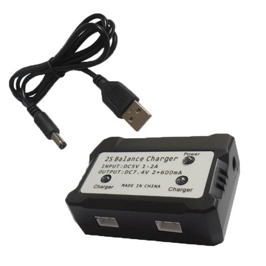 2IN1 CHARGER LIPO 2S 7.4V 2S SYMA X8, MJX 101, X6