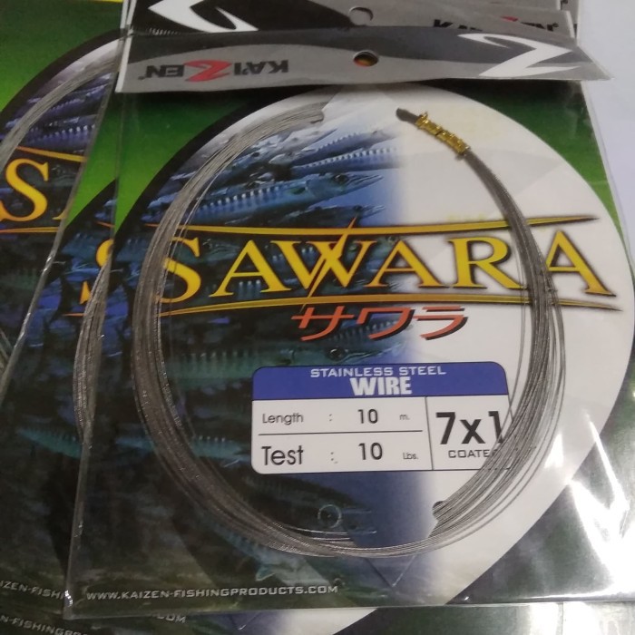 kawat neklin kaizen sawara 10 m 10 Dan 8 lbs kawat pancing ikan