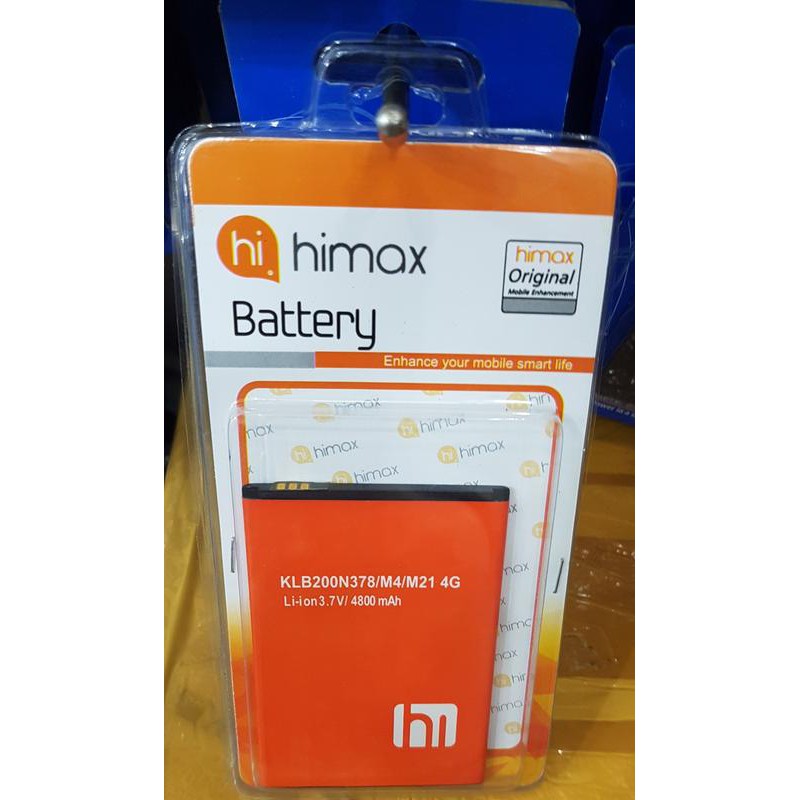 Battery Batre Baterai Himax Polymer M4 M21 4G KLB200N378 KLB200 N378
