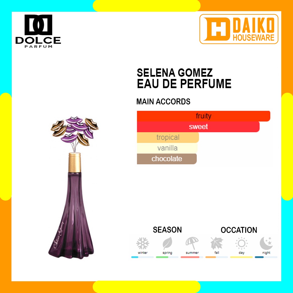 Parfum Selena Gomez Women - Inspired Perfume Wanita Wangi Floral Fruity Gourmand Tahan Lama