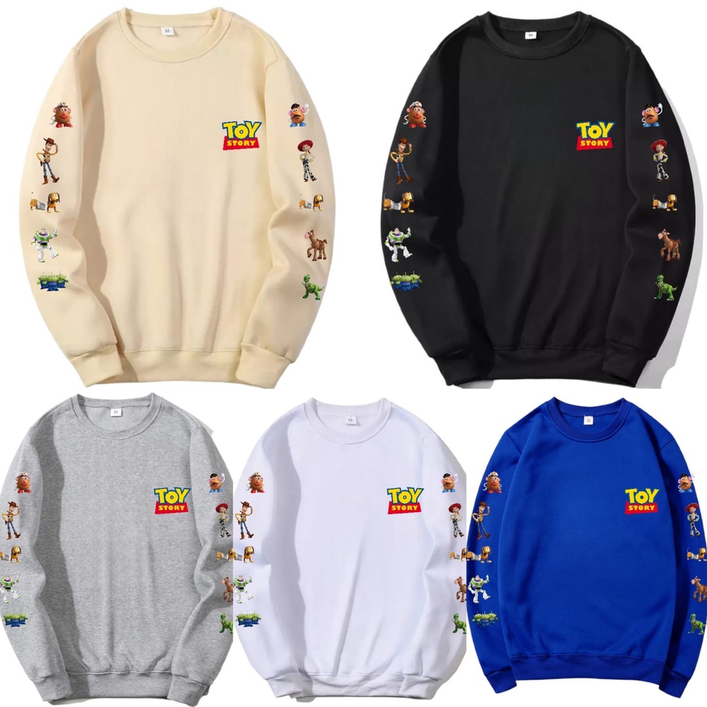 (CUSTOME SIZE M,L,XL,XXL) TOY STORY SWEATER CREWNECK FLEECE UNISEX V1