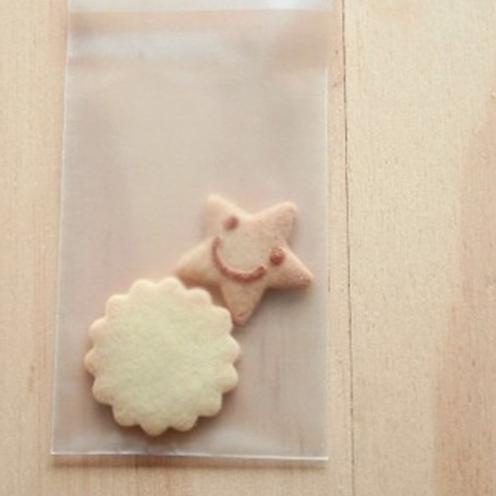 

Plastik Fancy Transparant Doff Perekat - Plastic Cookies - 12 x 12 cm