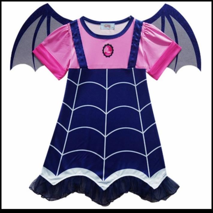 Baju Anak Impor Perempuan Kostum Witch Cosplay Holleween Vampirina