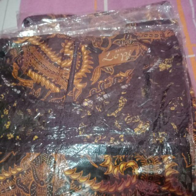 Couple Tunik Dress Yarisa Brokat Batik Super Duper Keceh Buat Ngantor Seragaman Kondangan