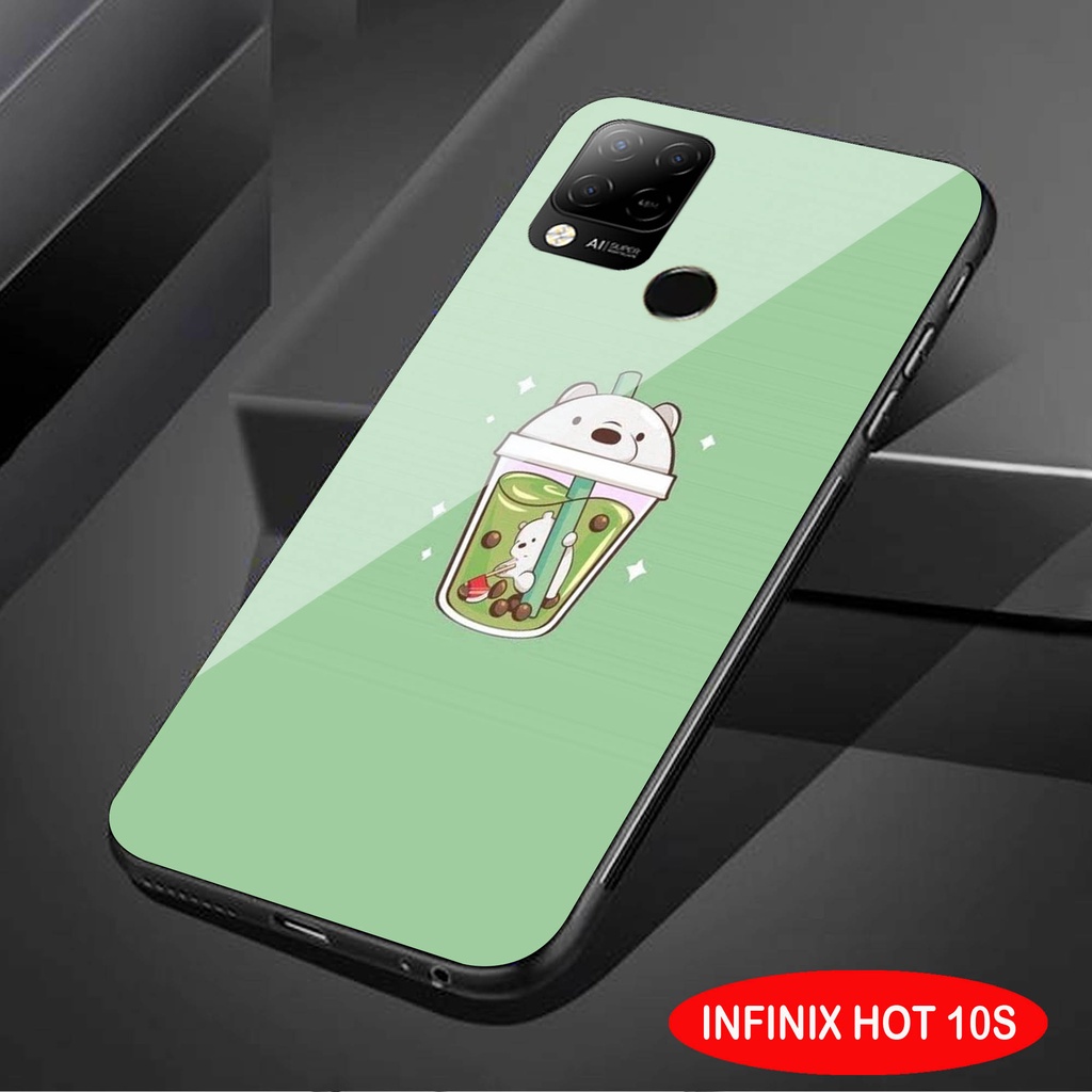 [A26] SoftCase Glass Kaca Infinix Hot 10s / Case Infinix Hot 10s / Casing Handphone Infinix Hot 10s